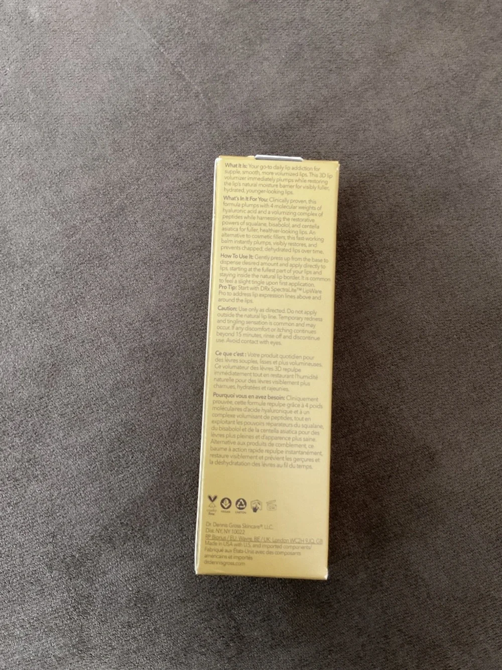 Dr Dennis Gross 3D visible plump + repair Clear 0.33 fl oz 10 ml New in Package